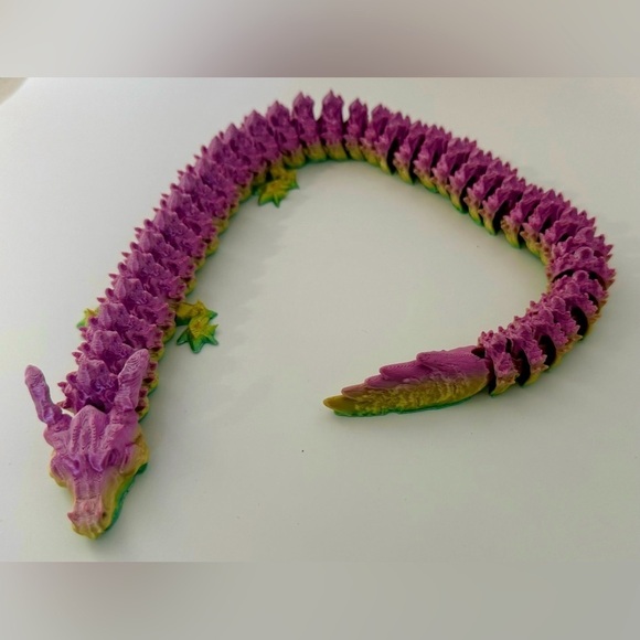 None Other - Articulated Dragon 3D Printed Toy